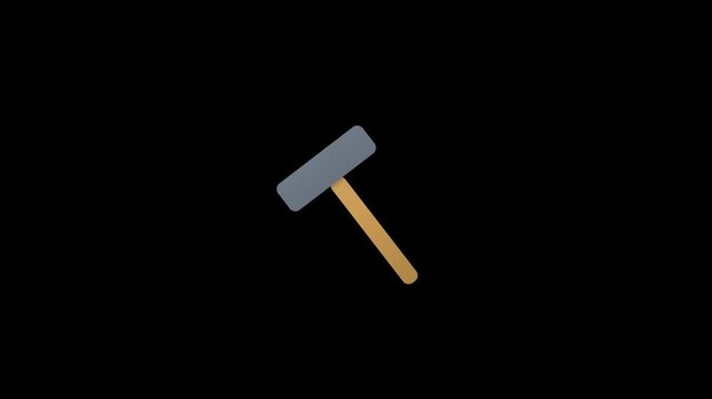 Tool icons on alpha channel like hammer wrench drill and toolbox