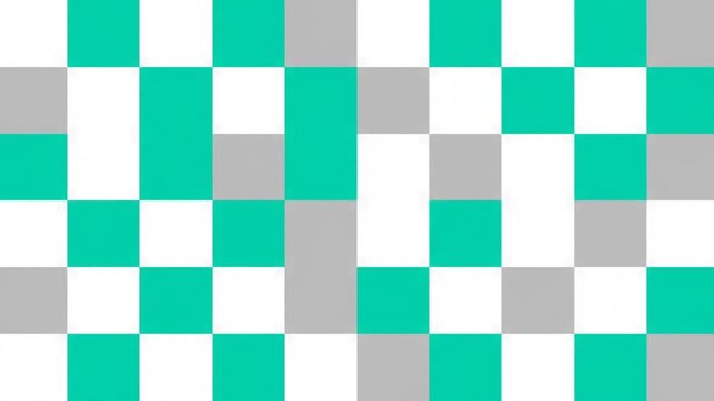 Animated blocky pixel pattern loop for video transitions