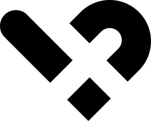 The vector is a monogram of the letter b and x. Elegant, unique and outline. © Malika