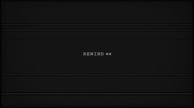 Minimalist Retro Digital Interface Text Behind With Arrows.