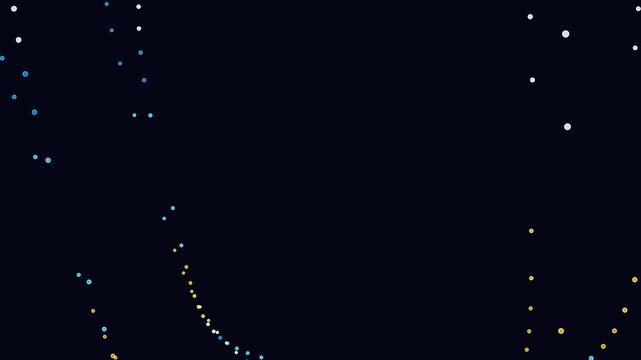 Abstract 4D tesseract hypercube visualization featuring a non-Euclidean archway vortex formed by glowing blue and gold particles moving through a dark mathematical space for science and tech.