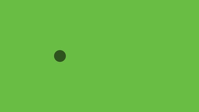 Loading Dots Animation on Green Screen