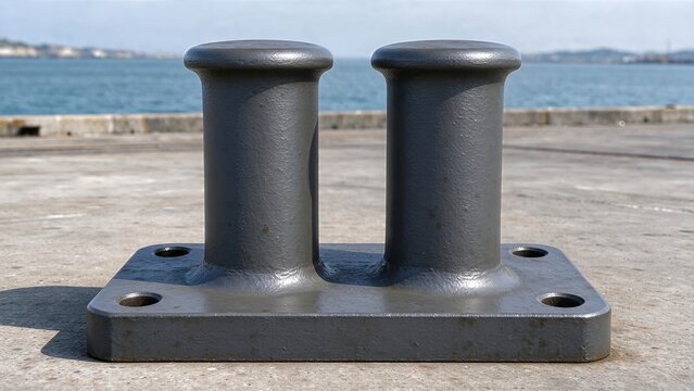  Port Infrastructure Double Bitt Mooring Bollard
