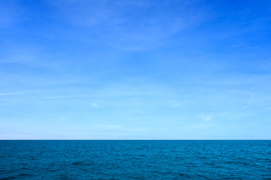 Tropical Nature ocean and summer sea water with beautiful bright sunlight. Perfect for summer vacation and travel background	
