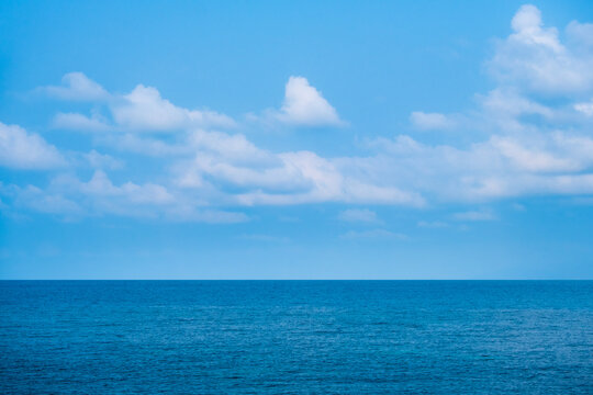 Tropical Nature ocean and summer sea water with beautiful bright sunlight. Perfect for summer vacation and travel background	
