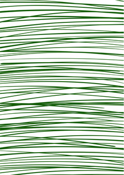 Abstract green hand drawn horizontal lines background illustration with scribbled hatch lines pattern, ideal for modern geometric texture, minimalist backdrop, poster print, and cover design.