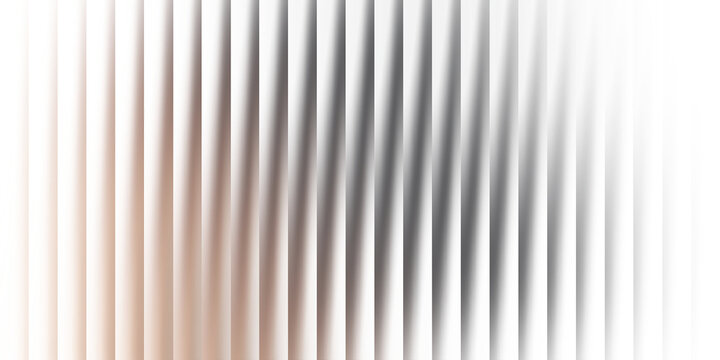 Vertical white stripes with gradient shadows and red accents on black background