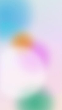 Aesthetic Pastel Gradient Flow Motion Loop.
