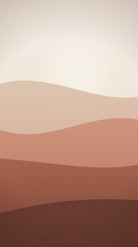 Grainy Vintage Earth Terracotta Dunes Motion Loop.