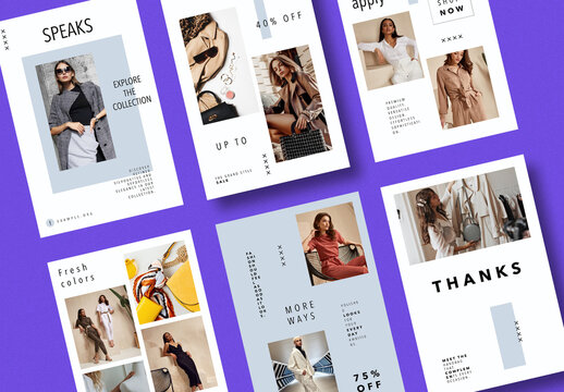 Modern Fashion Social Media Post Template Collection