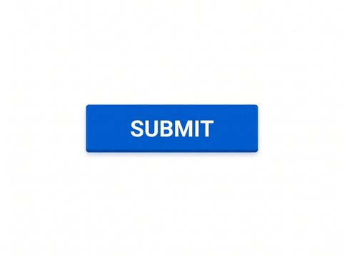 Blue Submit Button For Web Form