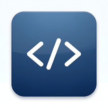 icon source code slash brackets