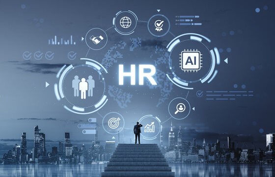 Human resources innovation with artificial intelligence, digital