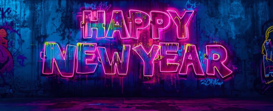 neon sign on a wall