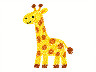 giraffe isolated on white © rizal