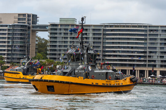SYDNEY, AUSTRALIA - 26 Jan 2026: Australia Day celebrations at the Sydney Harbour.