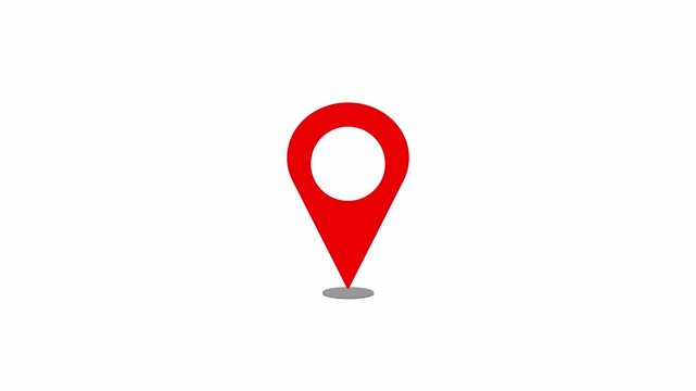 GPS Animated location pointer animation transparent background