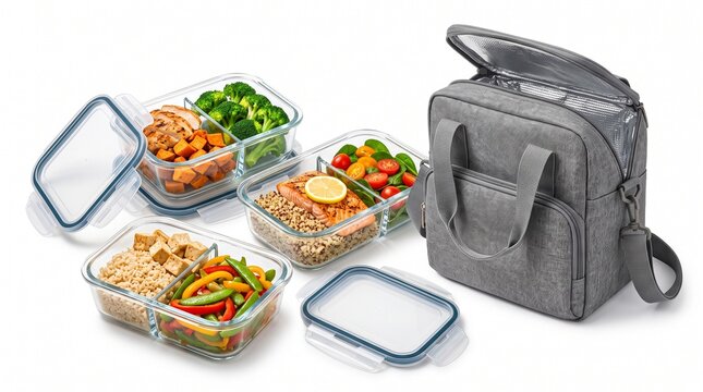 lunch box insulated bag food storage compartment box bento box lunch bag carry bag office lunch work lunch school lunch picnic bag food boxes on transparent background