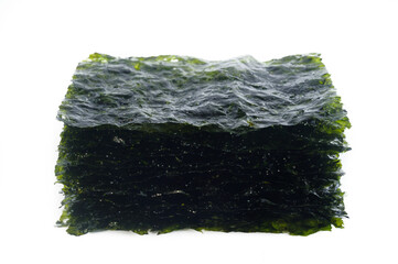Seaweed sheets on white background © Jira