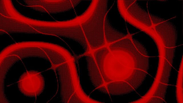 Abstract Animated Gradient Flow with Tracery HUD Overlay Seamless Loop