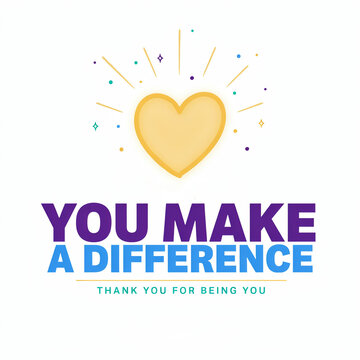 you make a difference