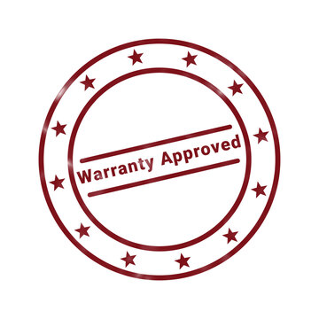 Vintage stamp style watermark approved seal with circular border