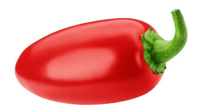 Jalapeno Pepper, isolated, full depth of field