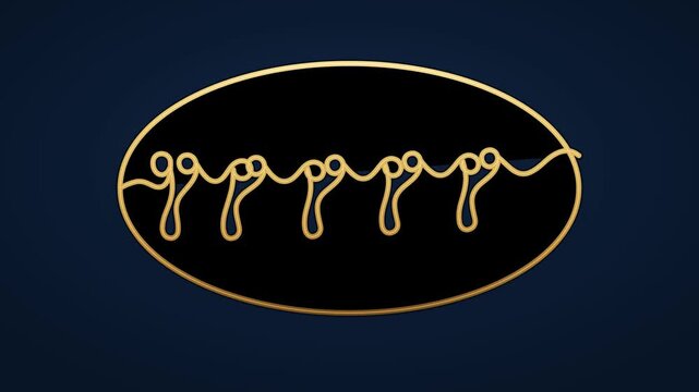 A premium dimensional gold line forms a series of human silhouettes and connects them within a protective circle, symbolizing equality, human dignity,.