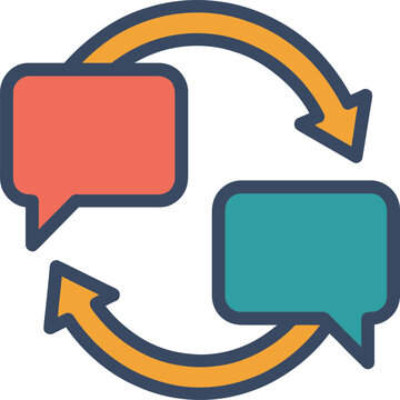 Smart Translator Icon for Voice Dialogue
