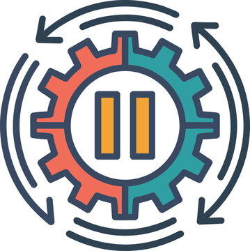 Workflow Pause Icon for Control System
