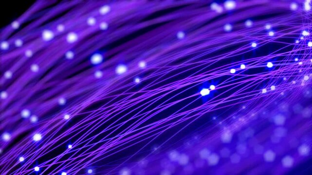 an Optical Fibers Data Light Transfer 7

4K + loop

could be used for business communication for connection or ftp servers. good for projection about cyberspace data and future technology plus improve