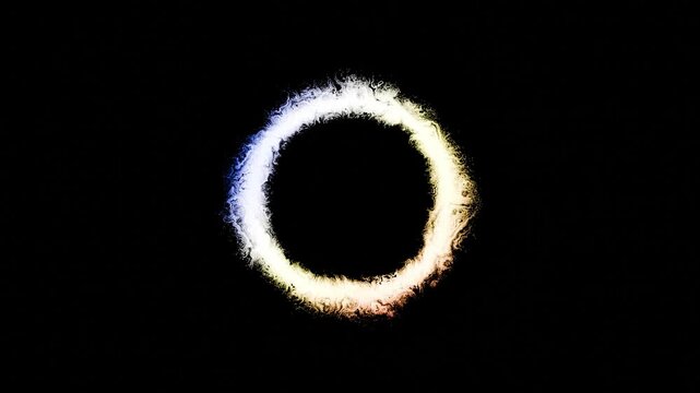 White shockwave explosion black background,  
White circular shockwave effect expanding and exploding from center on black background. Energy ripple VFX animation for action transition, 