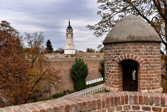 Sahat Kula Clock Tower and Watchtower at Kalemegdan Fortress