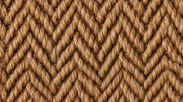 Camel brown herringbone knit texture, classic autumn wool fabric, seamless pattern
