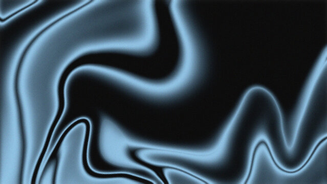 Abstract liquid metal background, metallic blue wavy texture, smooth chrome wave backdrop for digital design
