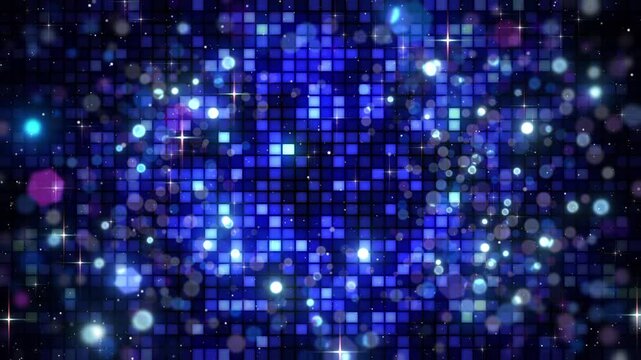 blue disco concert celebration animation backdrop