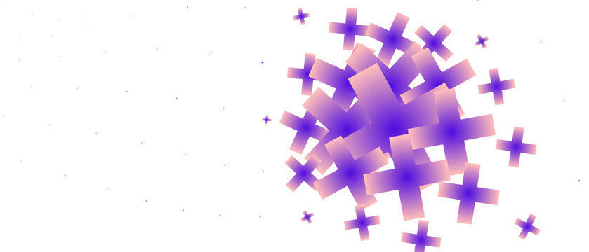 abstract pattern shape plus gradient digital