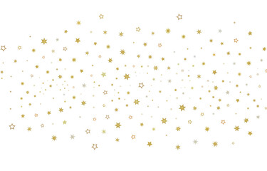 Gold stars on white. Festive background. Holiday celebrations and birthday greetings. Beautiful gra © vegefox.com