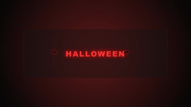Spooky crimson halloween text animation transforms into terrifying nocturnal nightmare, ideal for social posts, party invitations, promotions, and seasonal campaigns.