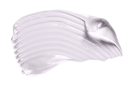 A cosmetic product for skin care. Shower gel, cleansing cream, or moisturizing gel. Isolated on white