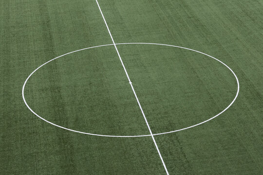 middle of soccer field