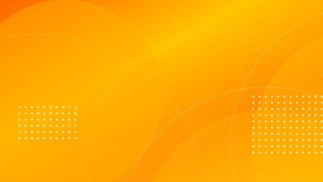 Gradient abstract banner background, Technology background, for work or design Orange circles and white dot grid design