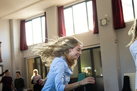 Freedom of movement in rehearsal