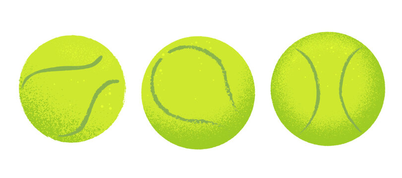 Tennis ball isolated.  Sport equipment