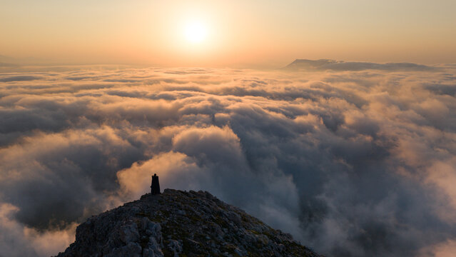 An epic mountain landscape