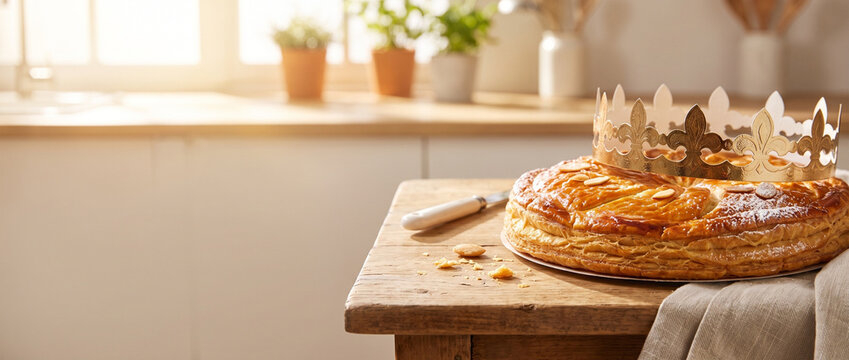 Galette Des Rois With A Shiny Golden Crust French Epiphany Cake