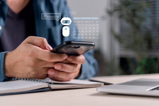 Medical Appointment Booking Chatbot on Smartphone with AI Assistant