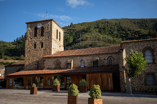 The former Church of Saint Vincent the Martyr in Potes, Cantabria, Spain
