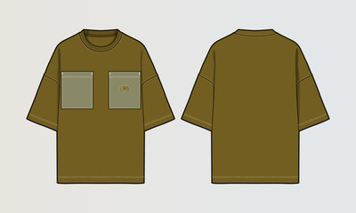 Cut and Sew T-Shirt Designs with Colourblock Panels, Patterns and Graphics