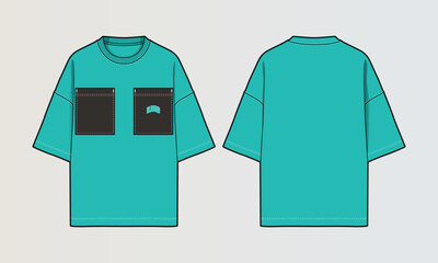 Cut and Sew T-Shirt Designs with Colourblock Panels, Patterns and Graphics